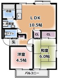 藤井ハイツの物件間取画像